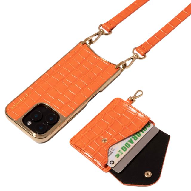 BANDOLIER バンドリヤー スマホショルダー iPhone16 スマホケース アイフォン メンズ レディース オレンジ 12CAS_1