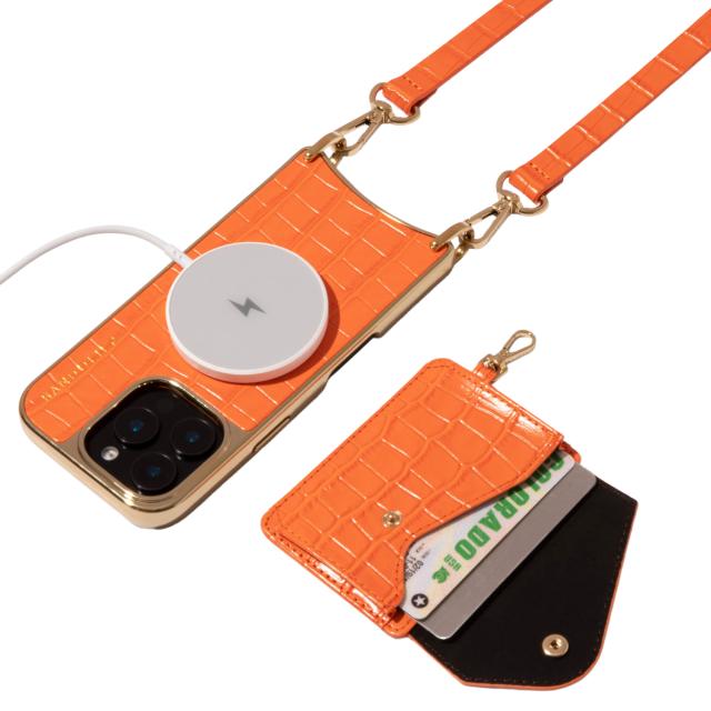 BANDOLIER バンドリヤー スマホショルダー iPhone16 スマホケース アイフォン メンズ レディース オレンジ 12CAS_2