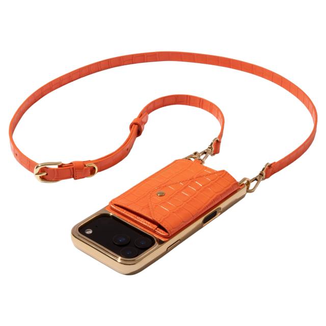 BANDOLIER バンドリヤー スマホショルダー iPhone17 17Pro 17Pro Max iPhone Air スマホケース メンズ レディース オレンジ 12CAS_1