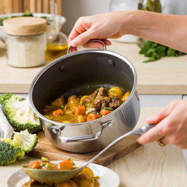 グリーンパン GREENPAN キャセロール 両手鍋 20cm ガラス蓋付き IH オーブン 食器洗浄乾燥機対応 エーペックス CC010626-104_1