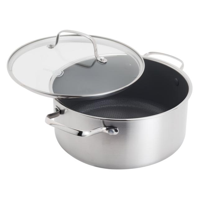 グリーンパン GREENPAN キャセロール 両手鍋 20cm ガラス蓋付き IH オーブン 食器洗浄乾燥機対応 エーペックス CC010626-104_6