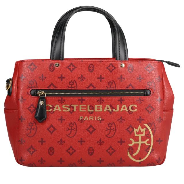 カステルバジャック CASTELBAJAC バッグ トートバッグ サシャ メンズ レディース A4 大きめ ファスナー付き SACHA レッド 48581_1
