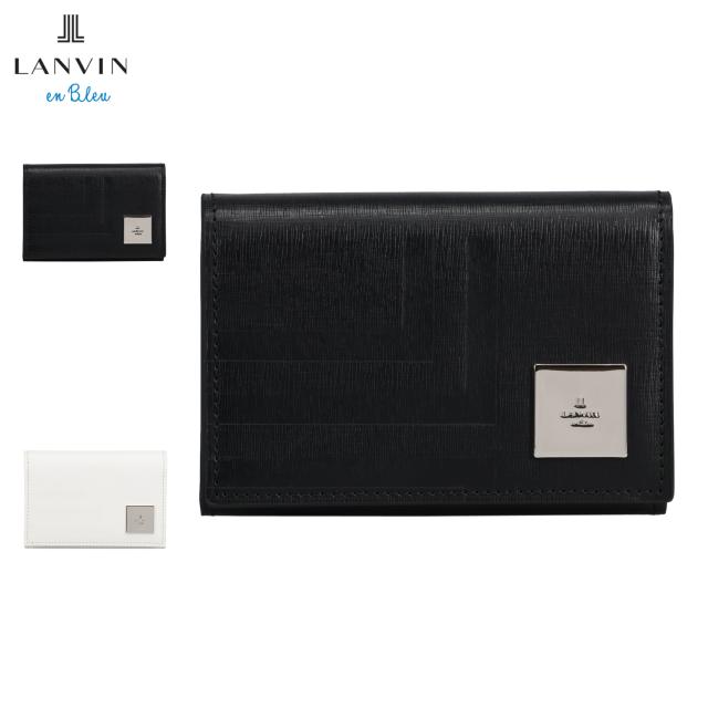 ランバンオンブルー LANVIN en Bleu 名刺入れ カードケース ID 定期入れ アク メンズ レディース 本革 521621