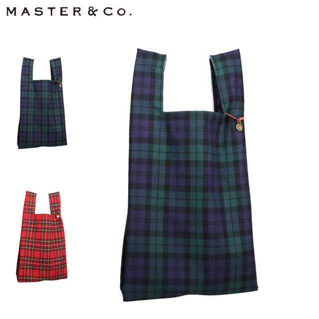 MASTER&Co. マスターアンドコー バッグ エコバッグ レジカゴ トート レジ袋 メンズ レディース 折りたたみ コンパクト マチ広 MC1391