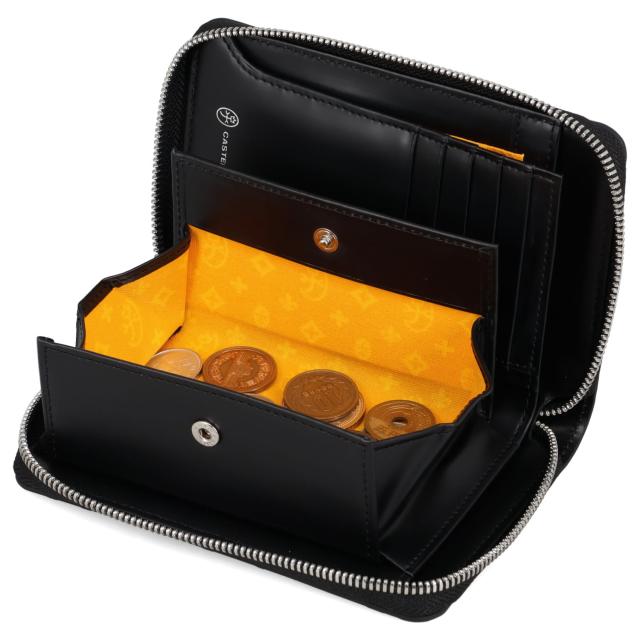 カステルバジャック CASTELBAJAC 財布 二つ折り セミ長財布 メンズ 本革 ラウンドファスナー 小銭入れ 70614_8