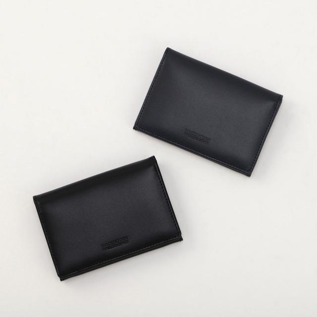 マッキントッシュ フィロソフィー MACKINTOSH PHILOSOPHY 名刺入れ 名入れ メンズ 革 本革 ブラック ネイビー 黒 MAPW-00651_2