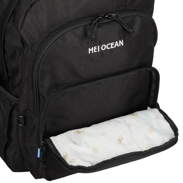 メイ オーシャン MEI OCEAN リュック バッグ バックパック メンズ レディース 31L 大容量 通学 軽量 ブラック ホワイト 黒 白 62123_9