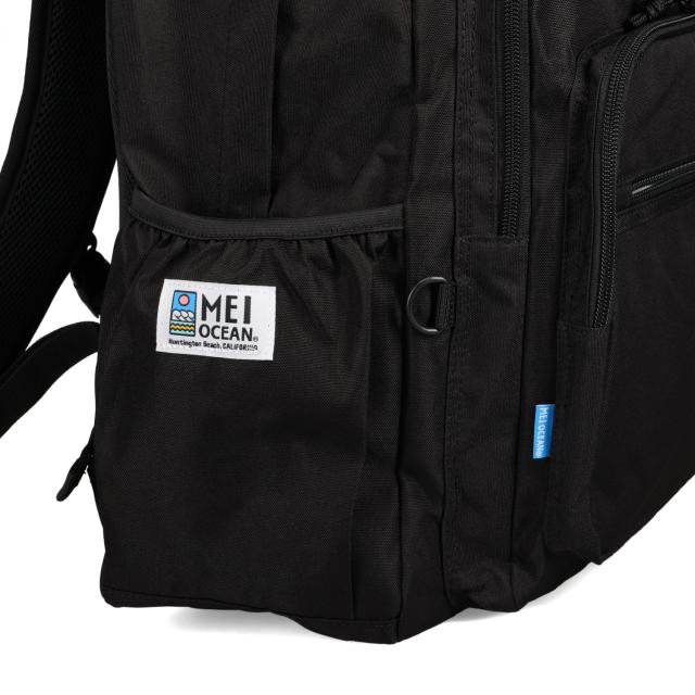 メイ オーシャン MEI OCEAN リュック バッグ バックパック メンズ レディース 31L 大容量 通学 軽量 ブラック ホワイト 黒 白 62123_10