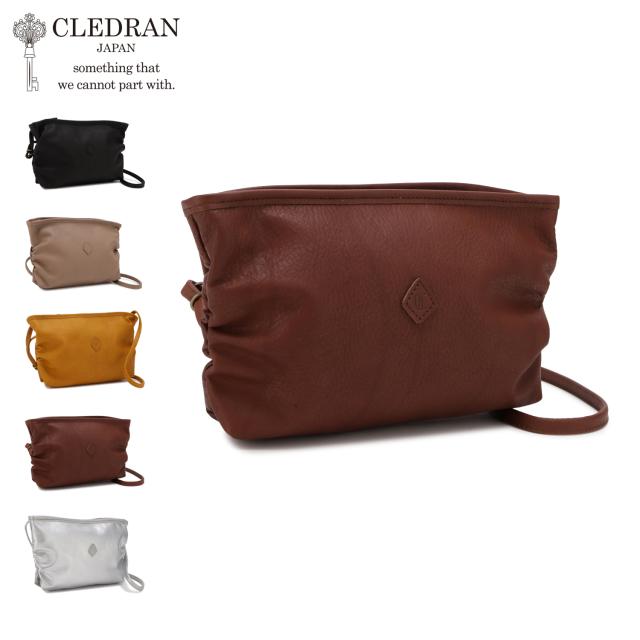 CLEDRAN クレドラン バッグ ショルダーバッグ レディース 斜めがけ 大人 軽量 小さめ TANTE SIDE GATHER CL3967