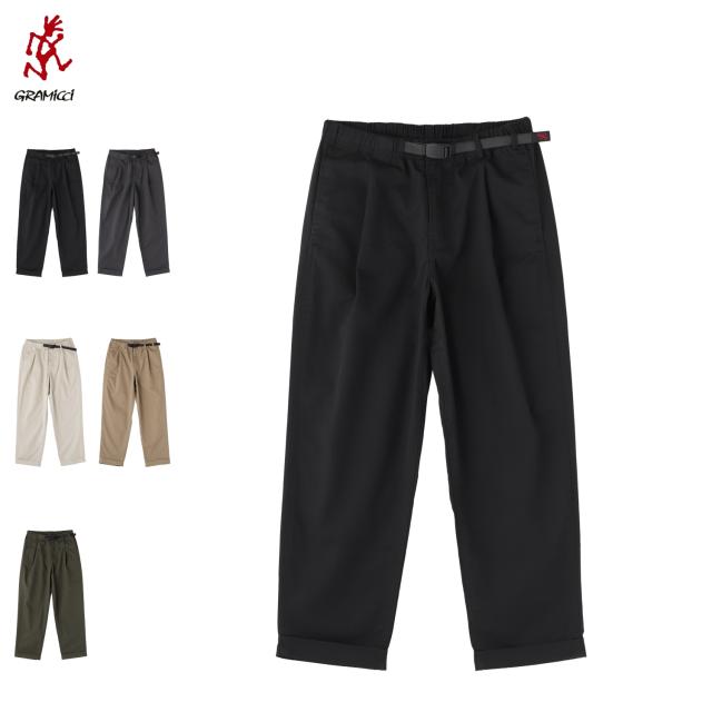 Gramicci グラミチ TCツイルタック ズボン下 テーパードパンツ メンズ T/C TWILL TUCK TAPERD PANT GMP4-SJP10