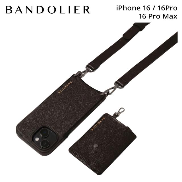 BANDOLIER バンドリヤー スマホショルダー iPhone16 16Pro 16Pro Max スマホケース アイフォン レミ ピューター メンズ レディース 12REM