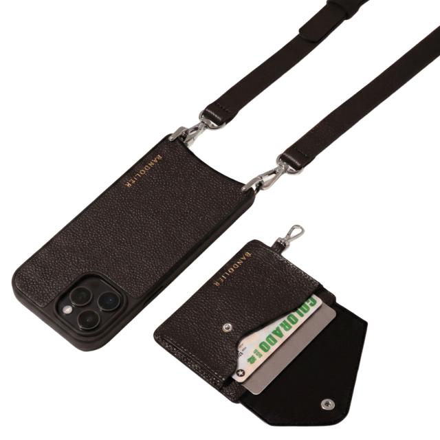 BANDOLIER バンドリヤー スマホショルダー iPhone16 16Pro 16Pro Max スマホケース アイフォン レミ シルバー メンズ レディース 12REM_1