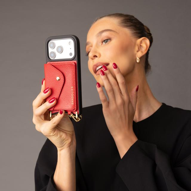 BANDOLIER バンドリヤー スマホショルダー iPhone17 17Pro 17Pro Max スマホケース アイフォン レミ メンズ レディース レッド 12REM_11