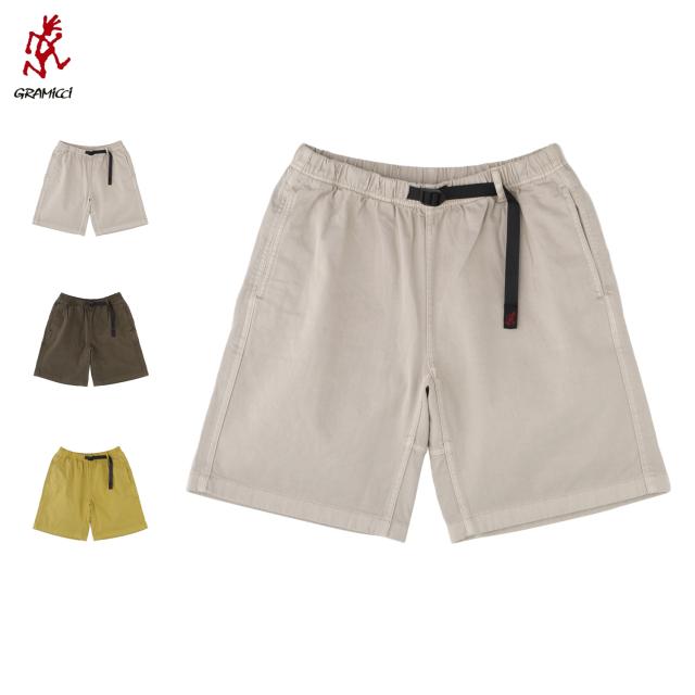 Gramicci グラミチ パンツ ショートパンツ Gショーツ ピグメントダイ メンズ G-SHORT PIGMENT DYE ベージュ ブラウン イエロー G4SM-P123