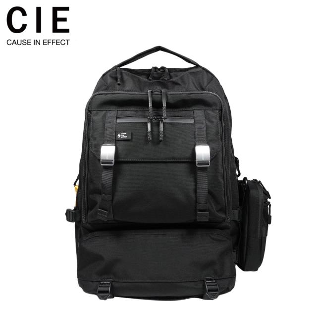 CIE シー リュック バッグ バックパック メンズ レディース 18.5L 防水 通勤 大容量 ARISE BACKPACK-02 ブラック 黒 202503