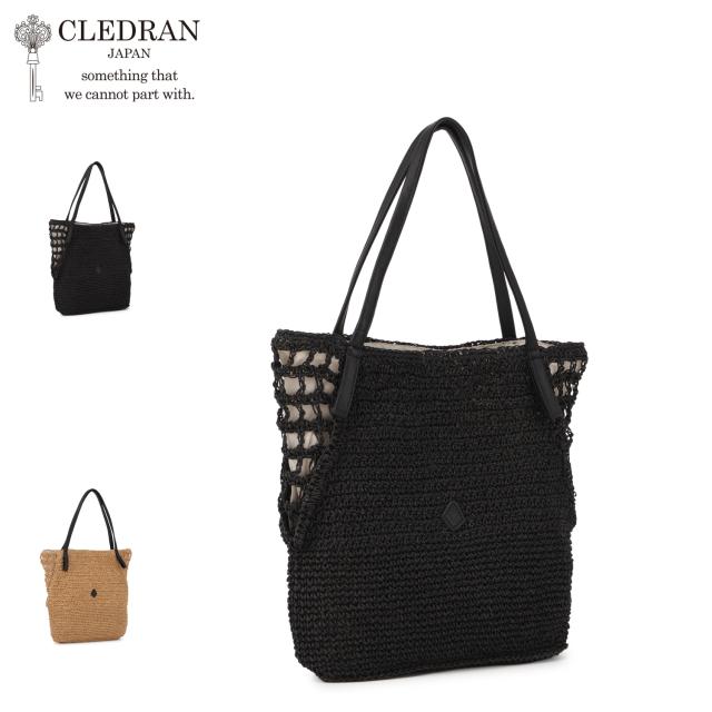 CLEDRAN クレドラン バッグ トートバッグ かごバッグ レディース 手提げ 肩掛け 編み込み 透かし編み CL3958