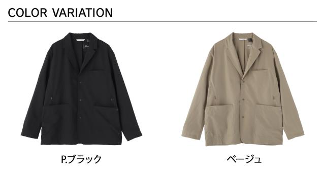 NANGA ナンガ ジャケット テーラードジャケット ドットエア コンフィー メンズ レディース ブラック ベージュ 黒 NW2411-1E200_1