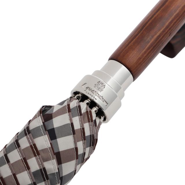 アクアスキュータム AQUASCUTUM 雨傘 長傘 先染めチェック レディース 大きめ 1AQ 11185_10