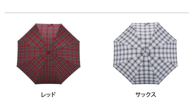アクアスキュータム AQUASCUTUM 雨傘 長傘 先染めチェック レディース 大きめ 1AQ 11185_2