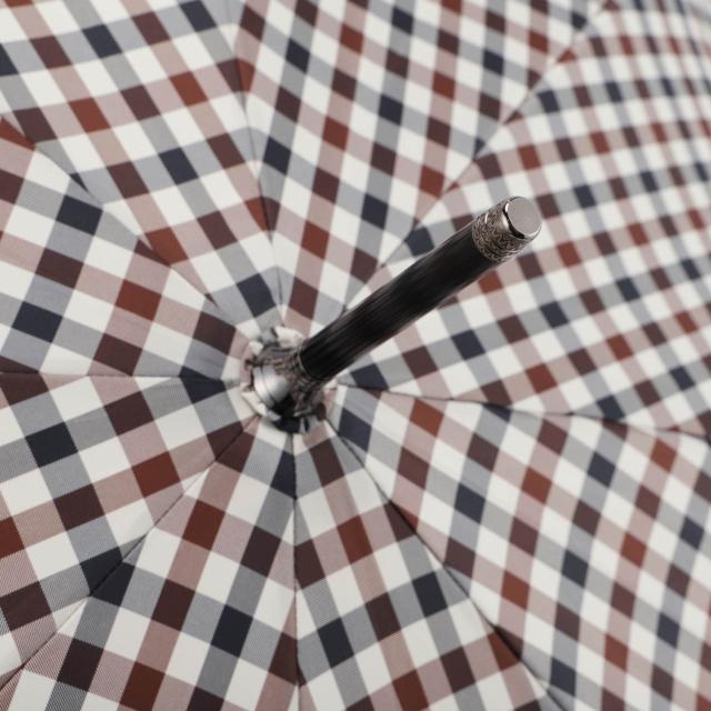 アクアスキュータム AQUASCUTUM 雨傘 長傘 先染めチェック レディース 大きめ 1AQ 11185_7
