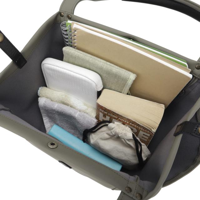 CLEDRAN クレドラン バッグ トートバッグ レディース 軽量 JOU TOTE ブラック オフ ホワイト グリーン 黒 CL4005_7