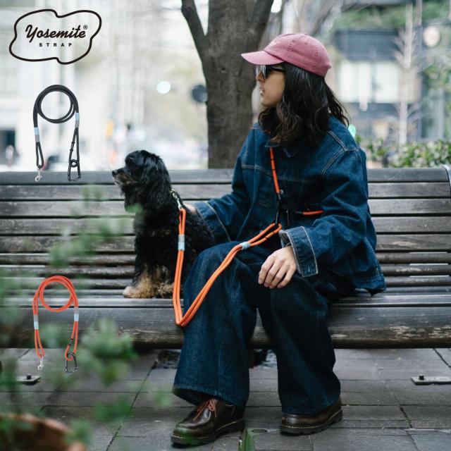 YOSEMITE ヨセミテ リード 犬 ドッグリード 小型犬 中型犬 大型犬 114cm 散歩 丈夫 頑丈 リフレクター付き DOG LEAD YSA-7081
