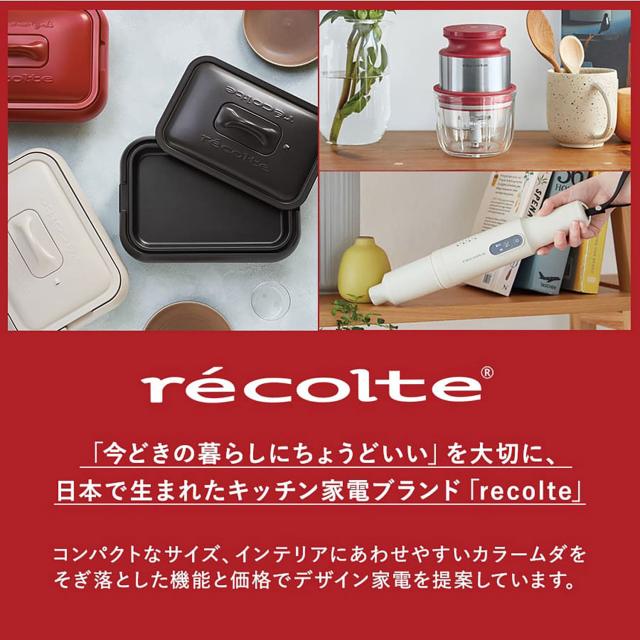 レコルト recolte 電気ケトル ガラス 湯沸かしポット ダブルウォールガラス KETTLE 0.8L 二重構造 RDG-1