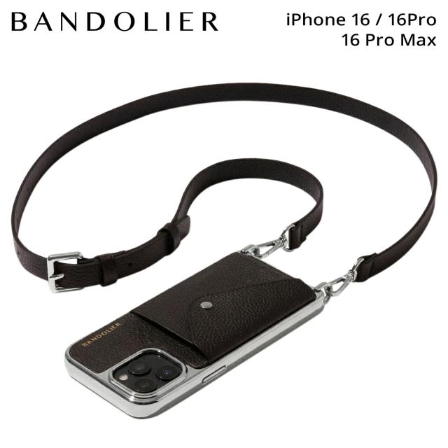 BANDOLIER バンドリヤー スマホショルダー iPhone16 16Pro 16Pro Max スマホケース アイフォン ヘイリー メンズ レディース 12HAI1001