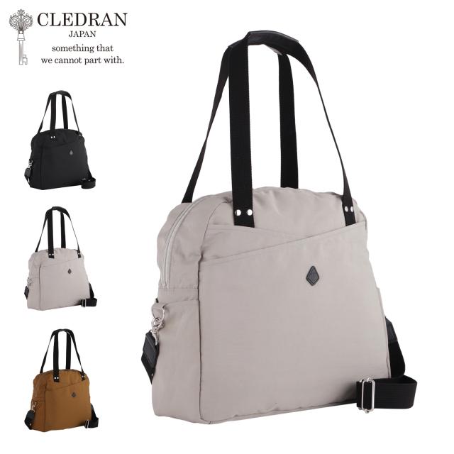 CLEDRAN クレドラン バッグ ボストンバッグ ショルダーバッグ レディース 斜めがけ 大容量 軽量 ナイロン CHEVA TRAVEL BOSTON CL4003