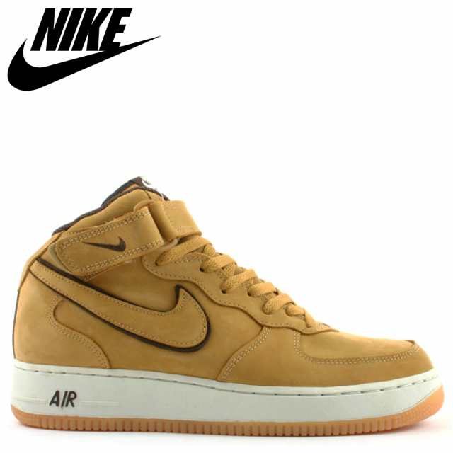 ナイキ Nike エアフォース1 スニーカー メンズ Air Force 1 Mid ベージュ 771 Zzi 返品不可の通販はau Pay マーケット スニークオンラインショップ Au Pay マーケット店