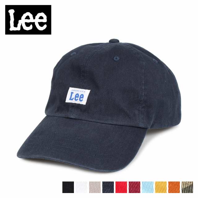 Lee リー キャップ 帽子 ローキャップ メンズ レディース GS TWILL LOW CAP ダークブルー イエロー オレンジ カモ 白  100-176303｜au PAY マーケット