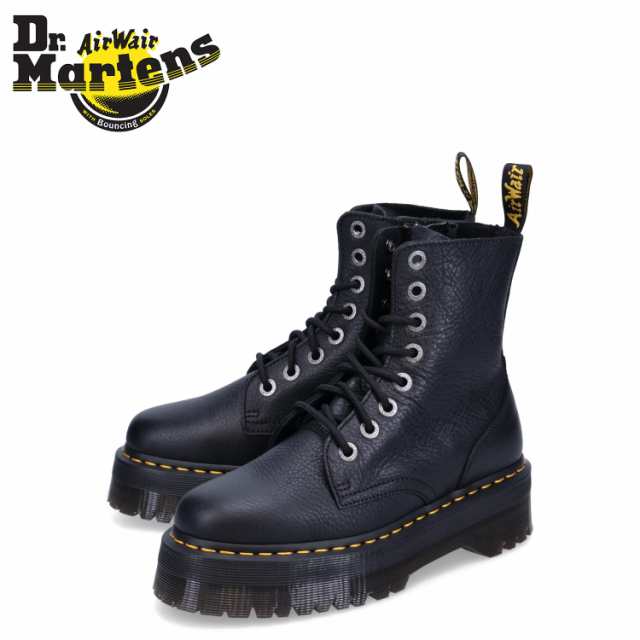 訳あり ドクターマーチン Dr.Martens 8ホール ブーツ レディース 厚底 JADON 3 ブラック 黒 26378001 返品不可