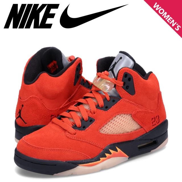 訳あり BOX破損 ナイキ NIKE ウィメンズ エアジョーダン5 レトロ スニーカー レディース WMNS AIR JORDAN 5 RETRO レッド DD9336-800 返品不可