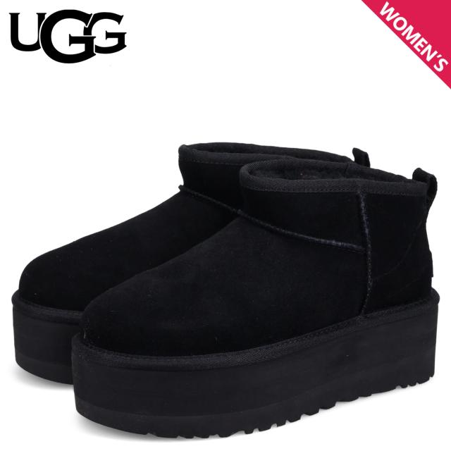訳あり UGG アグ クラシック ウルトラ ミニ プラットフォーム ムートンブーツ レディース 厚底 1135092 返品不可