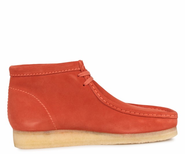 クラークス Clarks ワラビー ブーツ メンズ レディース Wallabee スエード オレンジ の通販はau Pay マーケット スニークオンラインショップ Au Pay マーケット店