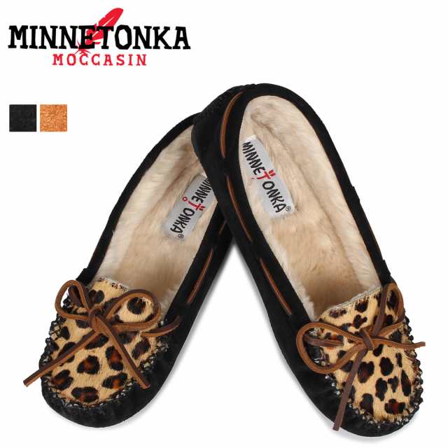 minnetonka leopard cally slipper