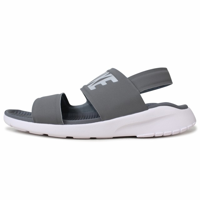 Nike Wmns Tanjun Sandal ナイキ タンジュン サンダル レディース メンズ グレー 8694 002の通販はau Pay マーケット スニークオンラインショップ Au Pay マーケット店