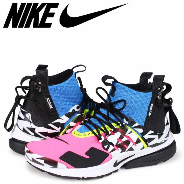 Nike Acronym Air Presto Mid ナイキ アクロニウム エアプレスト スニーカー メンズ ピンク Ah72 600の通販はau Pay マーケット スニークオンラインショップ Au Pay マーケット店