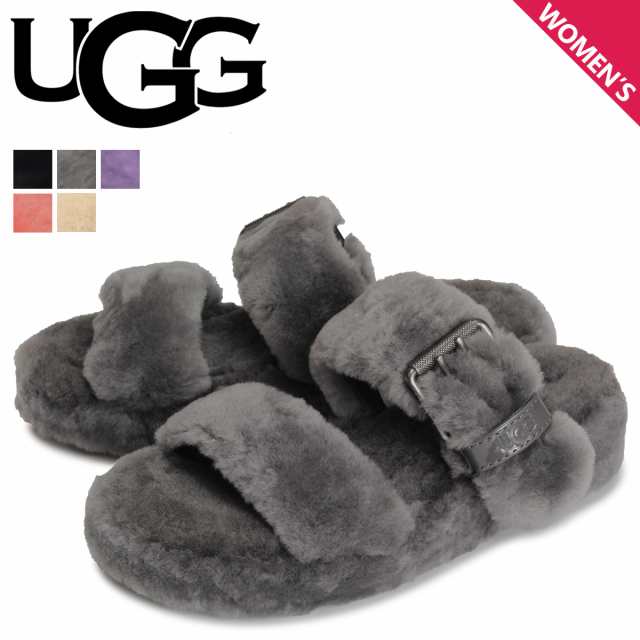 UGG アグ サンダル コンフォートサンダル ファズ イヤー レディース 