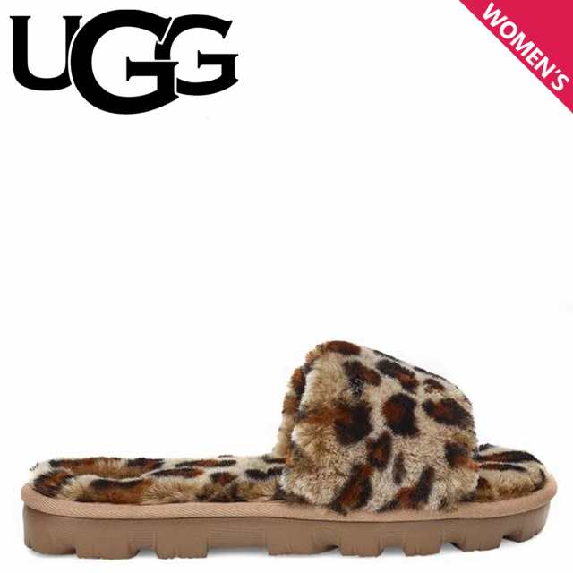 Ugg アグ サンダル ファー スライドサンダル コゼット レディース