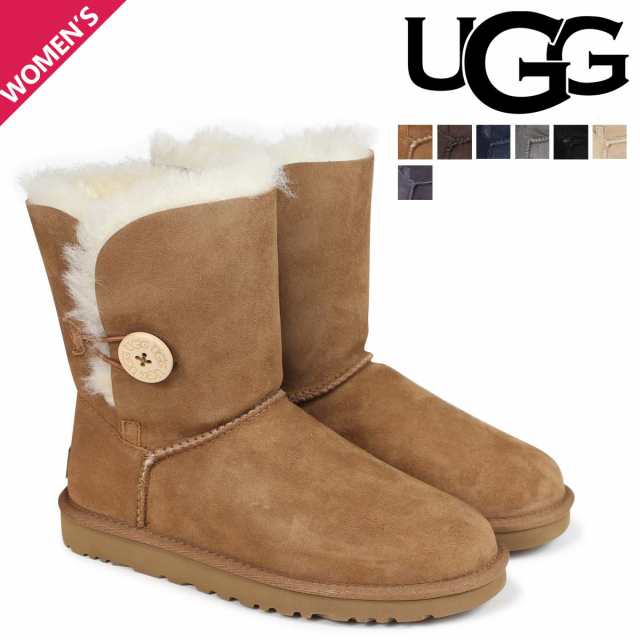 UGG アグ ムートンブーツ ベイリーボタン 2 レディース WOMENS BAILEY ...