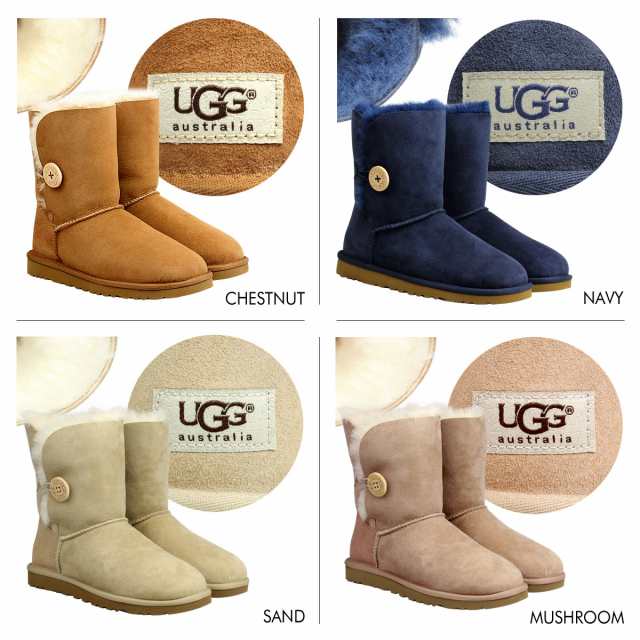 UGG アグ ムートンブーツ ベイリーボタン 2 レディース WOMENS BAILEY ...