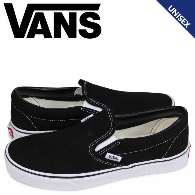 Vans ヴァンズ スリッポン スニーカー メンズ レディース バンズ Classic Slip On ブラック 黒 Vn000eyeblk 10月 追加入荷の通販はau Pay マーケット スニークオンラインショップ Au Pay マーケット店