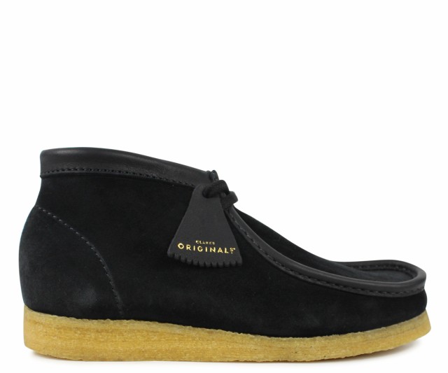 クラークス Clarks ワラビー ブーツ メンズ Wallabee ブラック 黒