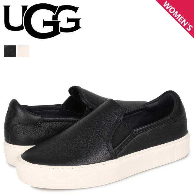 Ugg アグ スニーカー スリッポン ジャス レディース Jass ブラック ホワイト 黒 白 の通販はau Pay マーケット スニークオンラインショップ Au Pay マーケット店