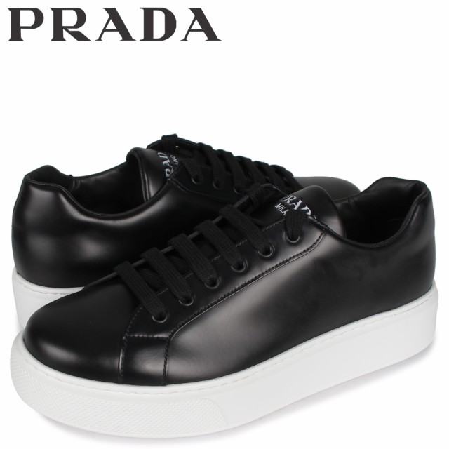 プラダ PRADA スニーカー メンズ NEW SNEAKER FONDO CASSETTA ブラック