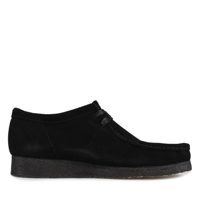 クラークス Clarks ワラビー ブーツ メンズ WALLABEE ブラック 黒