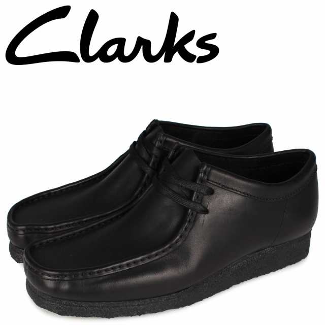 クラークス Clarks ワラビー ブーツ メンズ WALLABEE BOOT ブラック 黒 ...