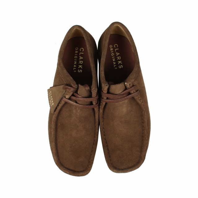 クラークス Clarks ワラビー ブーツ メンズ スエード WALLABEE BOOT ダーク ブラウン 26156606｜au PAY マーケット