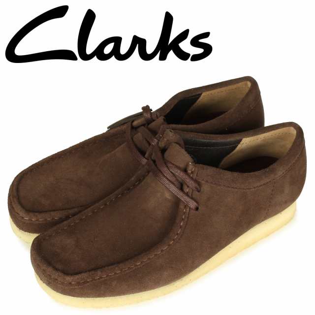 クラークス Clarks ワラビー ブーツ メンズ スエード WALLABEE BOOT ダーク ブラウン 26156606｜au PAY マーケット